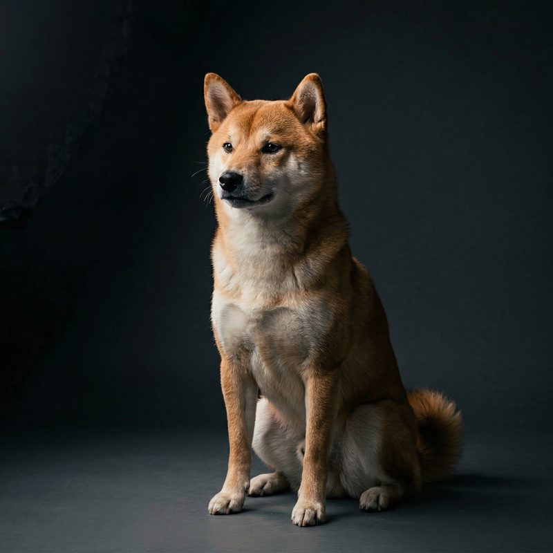Shiba Inu in Editorial Magazine photography — frameless portrait