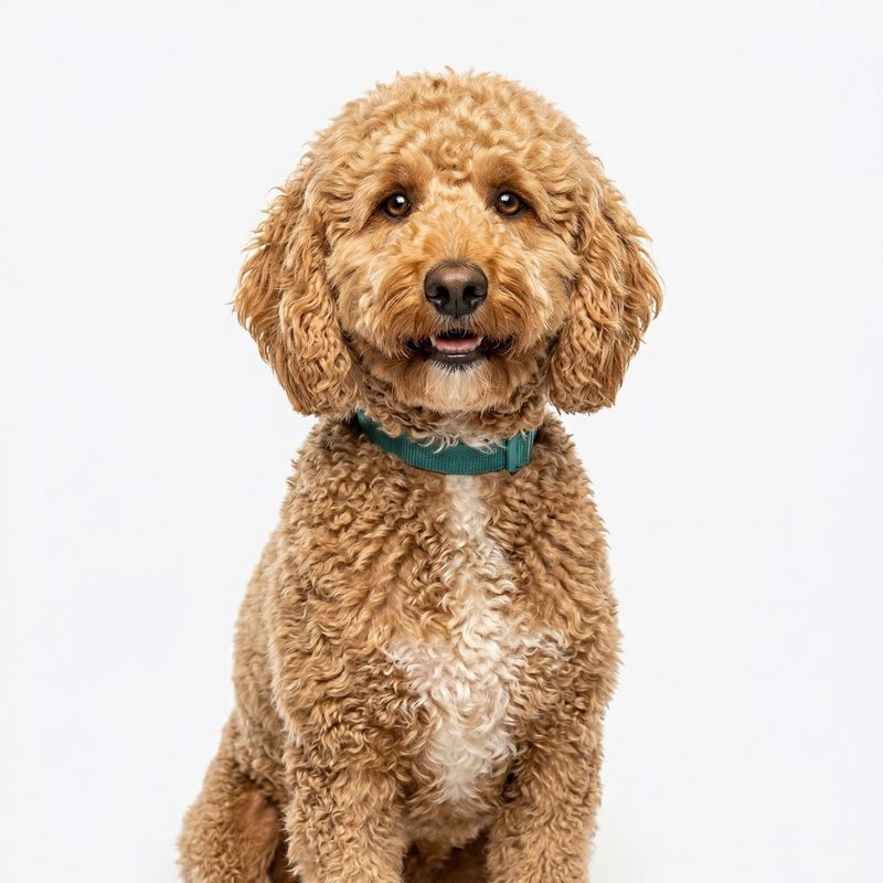 Lenny the Goldendoodle — original photo